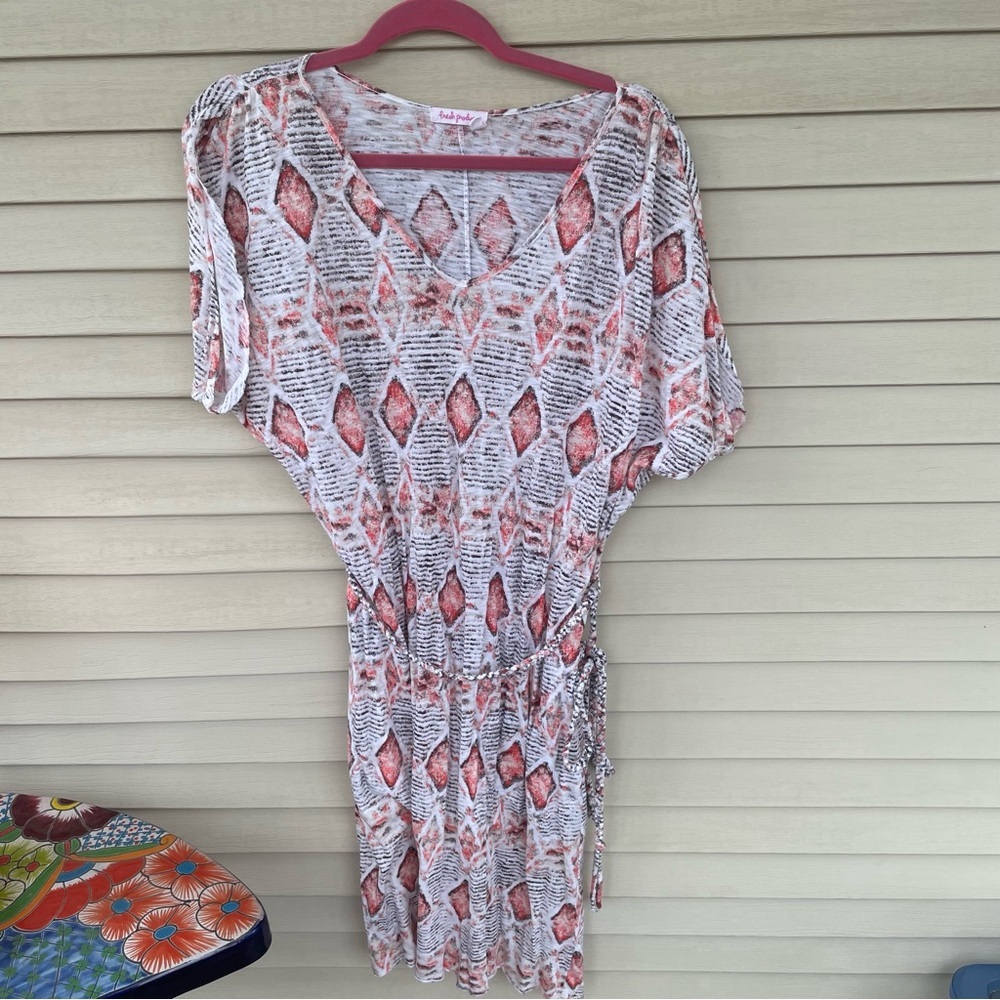 Fresh Produce Belted Cotton Dress Size S